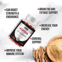 Gummies adaptogènes à l'ashwagandha : Soutien apaisant, complément alimentaire à base de plantes, en stock, approvisionnement en gros