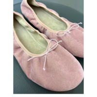 Chaussures plates Mary Jane à bout rond pour femmes, légères, confortables, style coréen, détail nœud, dessus en cuir véritable, pour l'été et le printemps