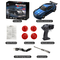 Nuevo Modelo KF20 Mini Coche RC 4WD 2.4G, Juguete de Simulación, Coche de Derrape a Escala 1/64 para Niños, Regalo de Cumpleaños, Coche RC de Alta Velocidad para Carreras de Escritorio