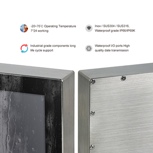 Giá tốt nhất màn hình công nghiệp đầy đủ thiết bị vỏ thép không gỉ với M12 nối ip69k màn hình chống thấm nước - Product Image 2