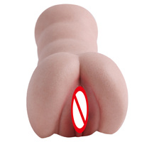 Realistischer Männlicher Masturbator Weiche Silikon-Taschenmuschi Manueller Stroker-Becher mit Vakuumsaugung Erotikspielzeug für Männer
