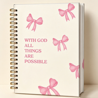 Cuaderno Espiral Kawaii Personalizado, Páginas Gruesas, Diario con Tapa Dura Personalizada para Niñas, Regalo para Tomar Notas Diarias