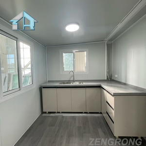 Installazione rapida di 72 m2 40ft 2-6 camere da letto casa del contenitore vivente pieghevole prefabbricato espandibile fatto di pannello Sandwich - Product Image 2