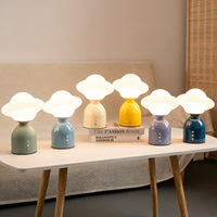 Lampe de chevet et de bureau minimaliste transfrontalière, créative et décorative, avec lumière d'ambiance, variateur tactile et rechargeable