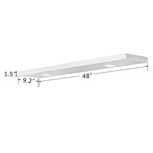 Estantes de almacenamiento de luz LED activada por contacto con batería flotante colgante