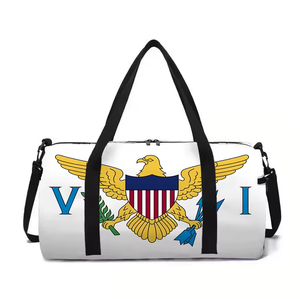 Bolsa de Lona con la Bandera de Saint Martin, Bolsa de Viaje Deportiva Personalizada para Hombre y Mujer, Bolsa de Gimnasio, Bolsa de Viaje Deportiva - Product Image 5