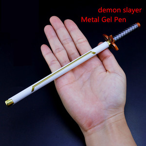 Penna Gel in Metallo di Alta Qualità Personalizzata Anime Giapponese Demon Slayer: <span class=keywords><strong>Kimetsu</strong></span> <span class=keywords><strong>No</strong></span> <span class=keywords><strong>Yaiba</strong></span> - Product Image 3