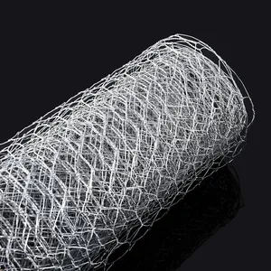 Chicken <strong>Wire</strong> for Floral Arrangements, 0.6 Inch Hexagonal Galvanized PVC Coated <strong>Netting</strong> Fence for Crafts, Poultry, Garden - Product Image 5