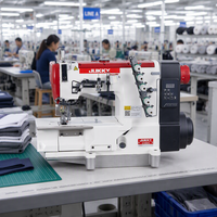 Machine à coudre industrielle à entraînement direct à grande vitesse JUKKY JK-500-01D de haute qualité avec table pour tissu