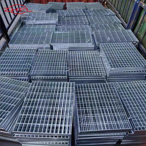 Marches de mezzanine en grille de barres galvanisées en acier au carbone de 25 mm, personnalisées, durables, anti-corrosion, résistantes au feu, soudées par pressage - Product Image 6