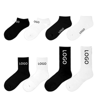 OEM de haute qualité unisexe bambou coton équipage cheville chaussettes personnalisé hommes tricoté vélo Compression sport poignée genou lettre pour