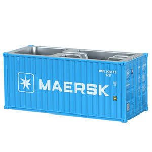 Porte-stylos amusant en forme de conteneur maritime avec emplacement pour cartes, organiseur de bureau pour le bureau et les cadeaux d'affaires - Product Image 5