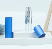 Vente en gros Coloré Personnalisé 5ml 10ml Vaporisateur d'huile de luxe Vaporisateur de parfum Atomiseur en aluminium avec boîte-cadeau