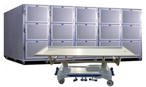 Harga Produsen Meja Pembalseman Hidrolik Portabel dari Baja Tahan Karat untuk Troli Jenazah di Rumah Sakit - Product Image 3