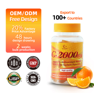 Gummies OEM ODM Duozi Vitamine C-2000mg pour l'éclaircissement et l'illumination de la peau, prix usine, suppléments, produits Vitamine C - Product Image 1