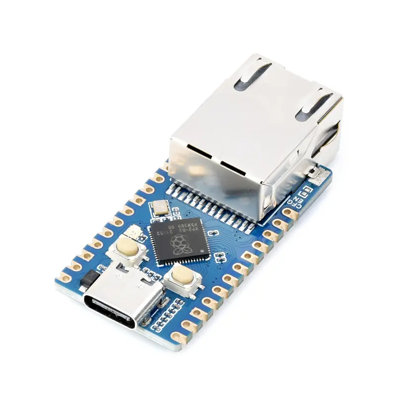 Mini carte de développement RP2040-ETH Waveshare Module de port Ethernet RP2040 basé sur le processeur officiel RP2040 Dual Core