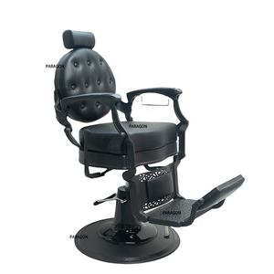 Chaise de barbier pour meubles professionnels modernes et résistants inclinables hydrauliques pour hommes pour Salon de <span class=keywords><strong>coiffure</strong></span> et Barberia - Product Image 1