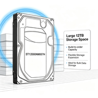 Nouveau disque dur 12 To ST12000NM007H 3,5 pouces SATA 6 Gb/s 7200 tr/min pour serveur d'entreprise haut de gamme de classe entreprise