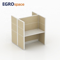 Solution de mobilier de bureau EGROspace OEM ODM : Cloison de centre d'appels, Poste de travail modulaire pour personnel, Cubicle de bureau