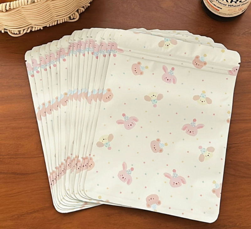 Cute Cartoon Self Sealing Bags Ziplock