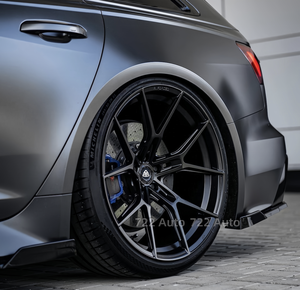 Cerchi Forgiati Monoblocco 722Auto Y-Spoke 18 19 20 Pollici 5x114.3 5x120 Grigio Canna di Fucile per Mitsubishi Lancer Evolution <span class=keywords><strong>EVO</strong></span> X <span class=keywords><strong>EVO</strong></span> IX - Product Image 3