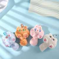 Porte-clés en peluche de forme de chat, de haute qualité, mignon, à texture douce, aux couleurs vibrantes, longue durée, décorations de sac à dos