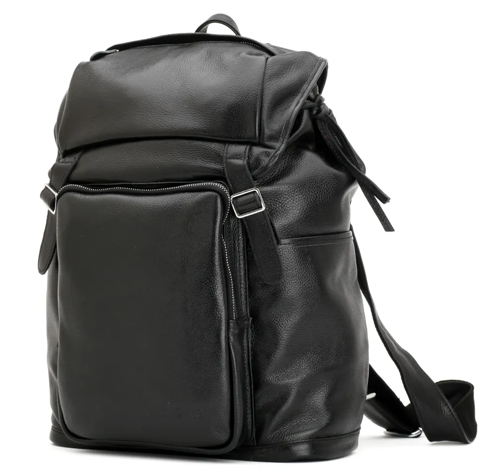 HongDong tas punggung kulit Lcyee asli lembut untuk kegiatan luar ruangan tas perjalanan kapasitas besar bergaya ODM
