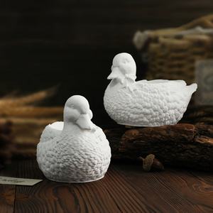 Molde de silicona para candelabro de pato, caja de almacenamiento de animales, molde de fundición de resina, molde para contenedor de cera, decoración del hogar - Product Image 5