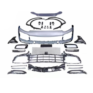 Kit <span class=keywords><strong>di</strong></span> Conversione <span class=keywords><strong>Auto</strong></span> 2015-2017, Nuovo Paraurti Anteriore Turbo con Fori per Fendinebbia per Cayenne 958.2 9Y0 - Product Image 2