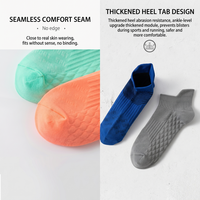 Chaussettes de sport rembourrées pour hommes et femmes, haute élasticité, absorption des chocs, chaussettes de cyclisme durables, chaussettes d'exercice respirantes
