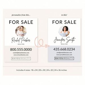 Letrero Publicitario Personalizado con Logotipo para Jardín, Inmobiliario, Impresión de Letreros para Patio, Regalo Promocional de Marketing Inmobiliario, Propiedad en Venta - Product Image 3