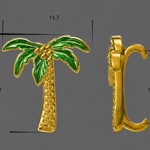 SUMMLY - Dijes <span class=keywords><strong>de</strong></span> Playa Tropicales Personalizados OEM ODM <span class=keywords><strong>de</strong></span> Verano, Dijes <span class=keywords><strong>de</strong></span> Acero Inoxidable con Baño <span class=keywords><strong>de</strong></span> Oro <span class=keywords><strong>de</strong></span> 18K, Decoración para Sandalias, Joyería DIY - Product Image 2