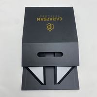 Caja de Papel Magnética Negra Premium Personalizada al por Mayor, Caja de Regalo de Cartón Ecológica Ideal para Empaque de Cajas Coloridas con Logotipo