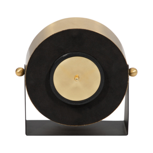 Orologio da tavolo in metallo, piccolo orologio da scrivania per soggiorno, ufficio, studio, decorazione per la mensola - Product Image 4
