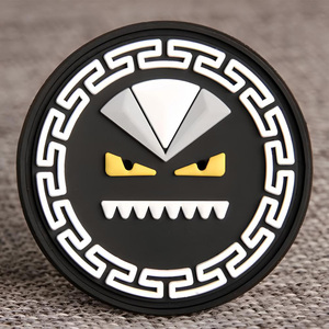 Patch en PVC souple 3D personnalisé avec logo, broderie en forme <span class=keywords><strong>de</strong></span> cœur, badge personnalisé, patchs à crochets et boucles pour uniforme - Product Image 1