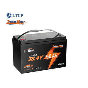 Batería de Litio LiFePO4 LiTime 36V 50Ah para Motor Marino, IP65, 4000 Ciclos, Certificación FCC, 5 Años de Garantía, Carcasa de ABS, Verde - Product Image 1