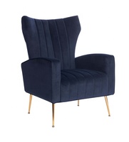 COZY HOME meubles de salon de luxe fauteuil rembourré en velours modulaire Accent chaise de loisirs salle à manger chambre hôtel salle de sport