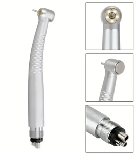 Turbina Dental de Alta Velocidad con 5 LED Sin Sombra, Unidad Dental de Acero Inoxidable Plateado para Uso Clínico - Product Image 5