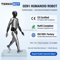 Robot Humanoide Bípedo TERKOBOT Gen1 de Fábrica con Caminata Autooptimizada y Equilibrio Antidisturbios para la Enseñanza Universitaria de STEM