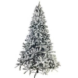 High Quality Giant Flocked Artificial Christmas <b>Tree</b> with Realistic PVC Snow and Standing Base for Hotel & Mall Decoration - Product Image 3