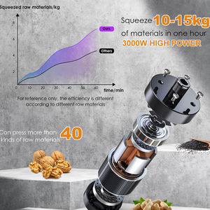 Prensa <span class=keywords><strong>de</strong></span> Aceite <span class=keywords><strong>de</strong></span> Acero Inoxidable 304 <span class=keywords><strong>de</strong></span> 1200W, Grande, para Aceite <span class=keywords><strong>de</strong></span> Girasol, Aguacate y Cacahuete, Frío y Caliente - Product Image 5