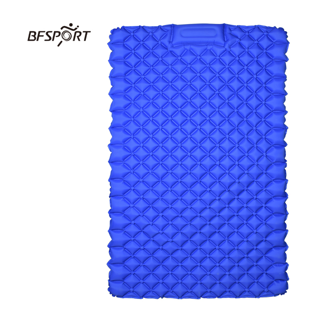 Bfsport надувной коврик 2 человека палатки сна двойной коврик для кемпинг матрас Пикник барбекю Сумка-кисет 198*92*8 см *
