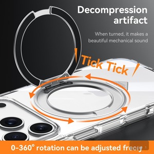 Khung Từ Trường Hợp Điện Thoại Cho Iphone 17 Pro Max Xoay Đứng Không Dây Phí Chống Sốc Trường Hợp Điện Thoại - Product Image 2