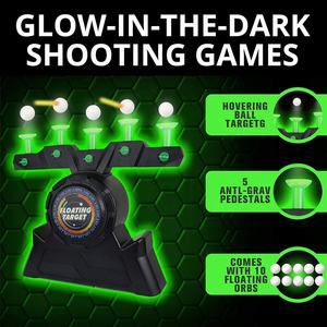 Jouet pistolet lance-fléchettes en mousse EVA, jeu de tir à la <span class=keywords><strong>cible</strong></span> flottante sécuritaire, <span class=keywords><strong>cible</strong></span> qui brille dans le noir, jeu de tir à la <span class=keywords><strong>cible</strong></span>, pistolet à balles molles - Product Image 3