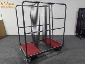 Heavy Duty Hotel Restaurante Banquete Muebles Transporte Carro Mesa rectangular Carro - Product Image 6