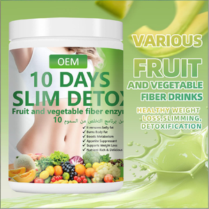 Batido Detox Adelgazante Personalizado de 10 Días, Suplemento Herbal con Alto Contenido de Fibra, Supresor del Apetito, Quemagrasas, Apoyo al Metabolismo, OEM - Product Image 6