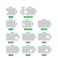 RELIFE RL-601T 25 en 1 Plate-forme d'étamage de la couche intermédiaire Convient pour iPhone X à 16PM Toutes les séries BGA Reballing Stencil Kit