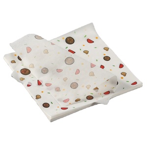 กระดาษห่อเบอร์เกอร์สีน้ำตาล เกรดอาหาร พิมพ์ลายตามสั่ง - Product Image 1