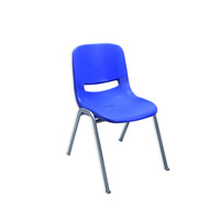 Chaise pliante pour étudiant avec tablette d'écriture - Empilable, cadre chromé, pour école, gymnase, extérieur, maison, bureau, design moderne, usage commercial