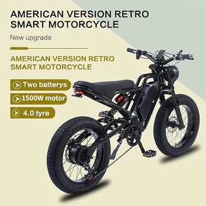 Motocicleta Todoterreno de Alta Velocidad para Caza, Nueva, Estilo Vintage, Cruiser Deportiva, 1500W, Neumáticos Anchos 20x4.0, 48V - Product Image 2